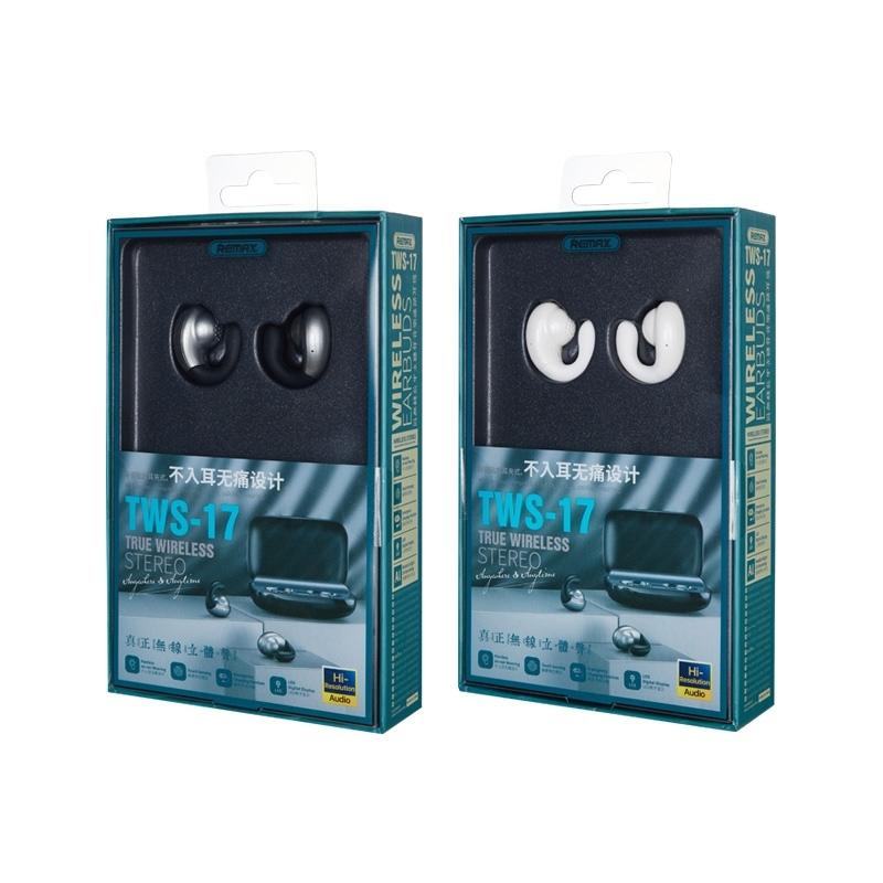 Wireless Stereo Bluetooth Earphones - Clip Style White-1915196955068338178