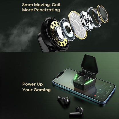 Wireless Gaming Earbuds - True Stereo Bluetooth 5.0 White-1915196843466297348