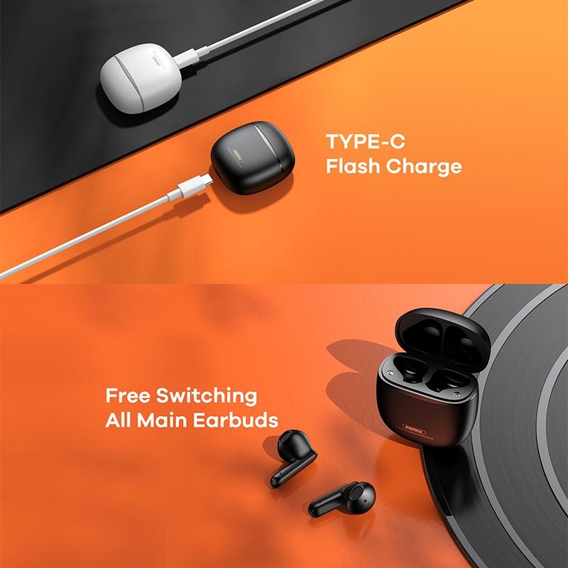 Wireless Stereo Bluetooth Earphones - True Music White-1915197120999198724