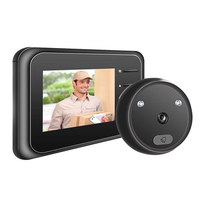 2.4 Night Vision Lcd Cat Eye Doorbell With Photo / Video Display-1915197566945988616