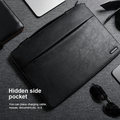 14 Inch Multifunctional Laptop Storage Bag With Holder - Black-1915196830405234694