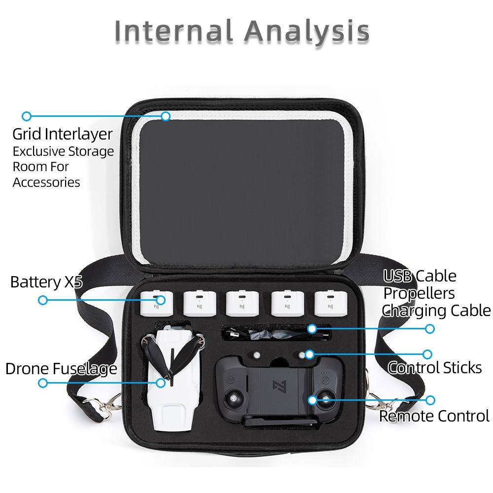 Compact Travel Case For Fimi X8 Mini With Shoulder Strap-1915196696011345923