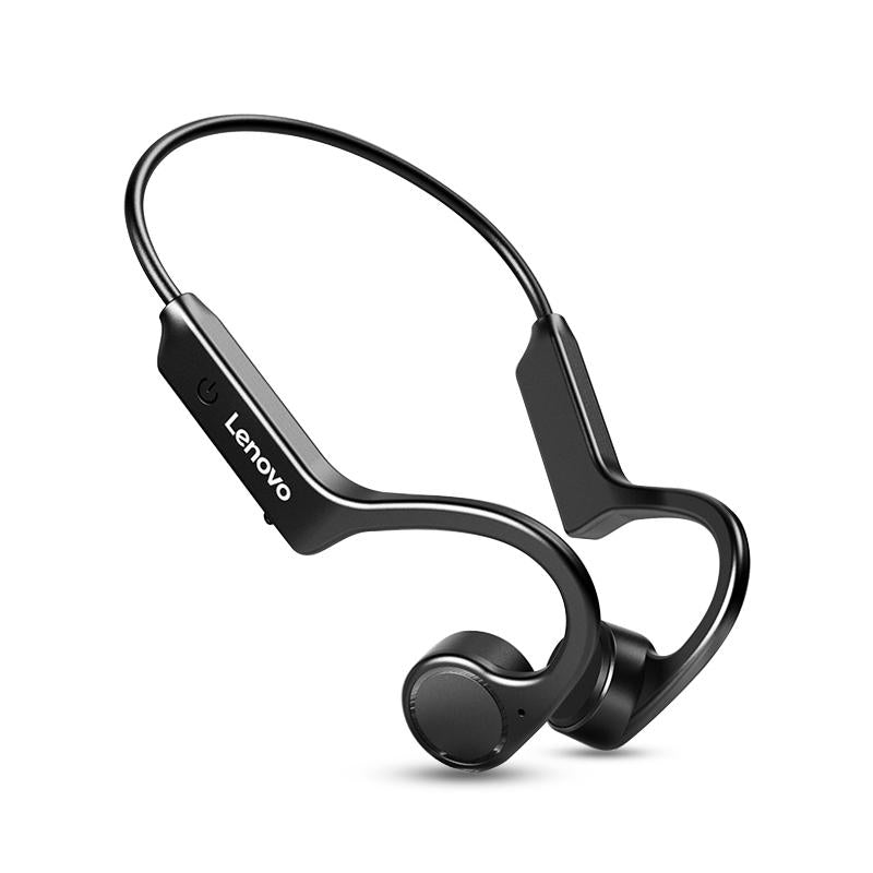 Waterproof Bone Conduction Bluetooth Earphones - Black-1915196847551549448