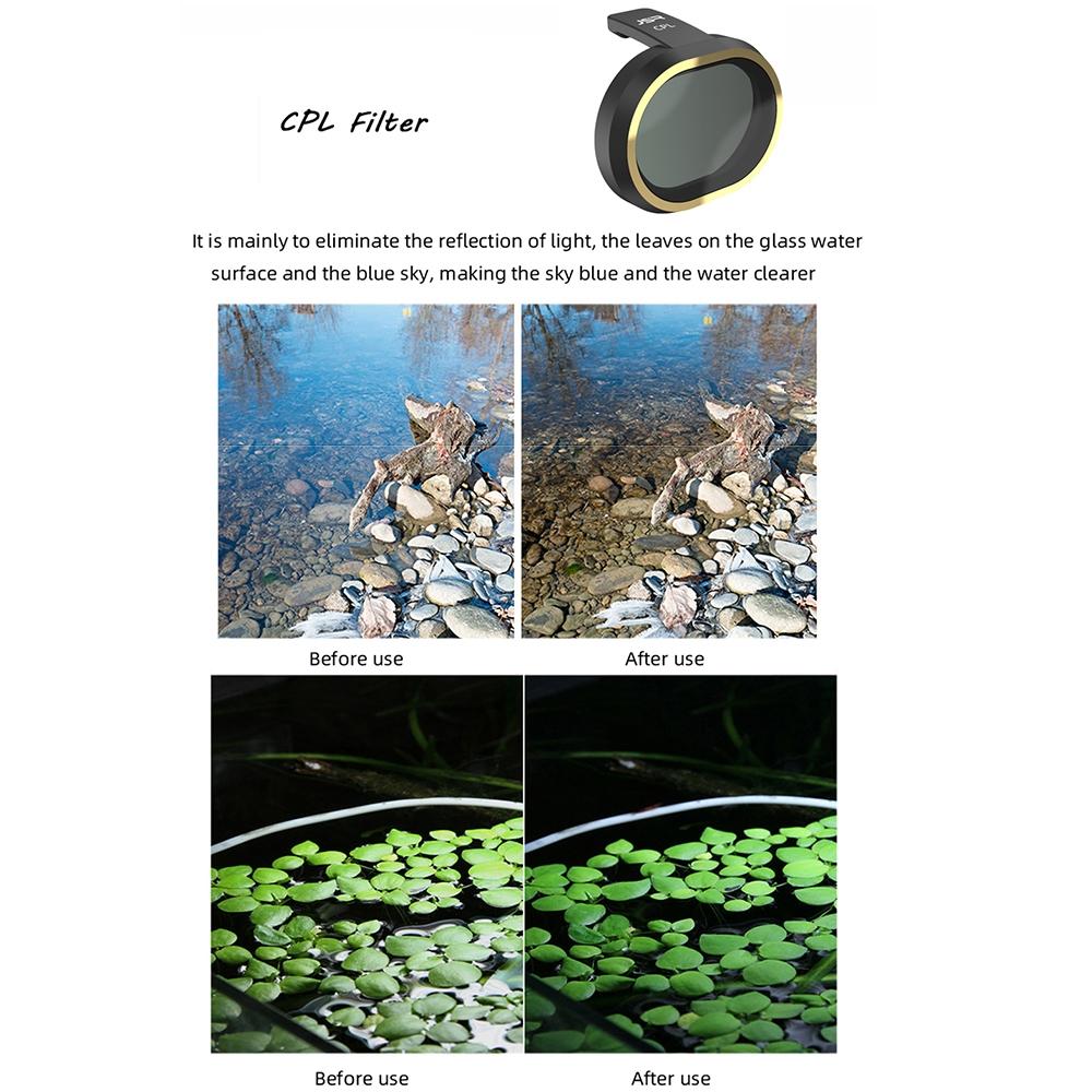 8-In-1 Lens Filter Kit For Fimi X8 Mini Drone - Uv Cpl Nd8 Nd16 Nd32 Star Night Filters-1915197648533590021