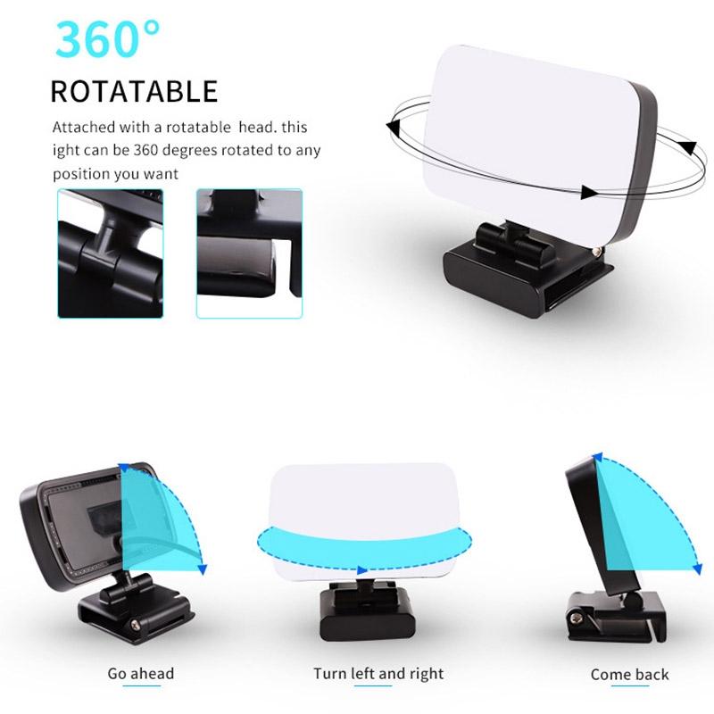 Portable Usb Led Fill Light - 10 Brightness Levels 3000-6500K-1964932324726542339