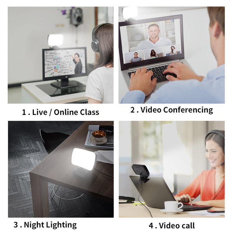 Portable Usb Led Fill Light - 10 Brightness Levels 3000-6500K-1964932324726542343