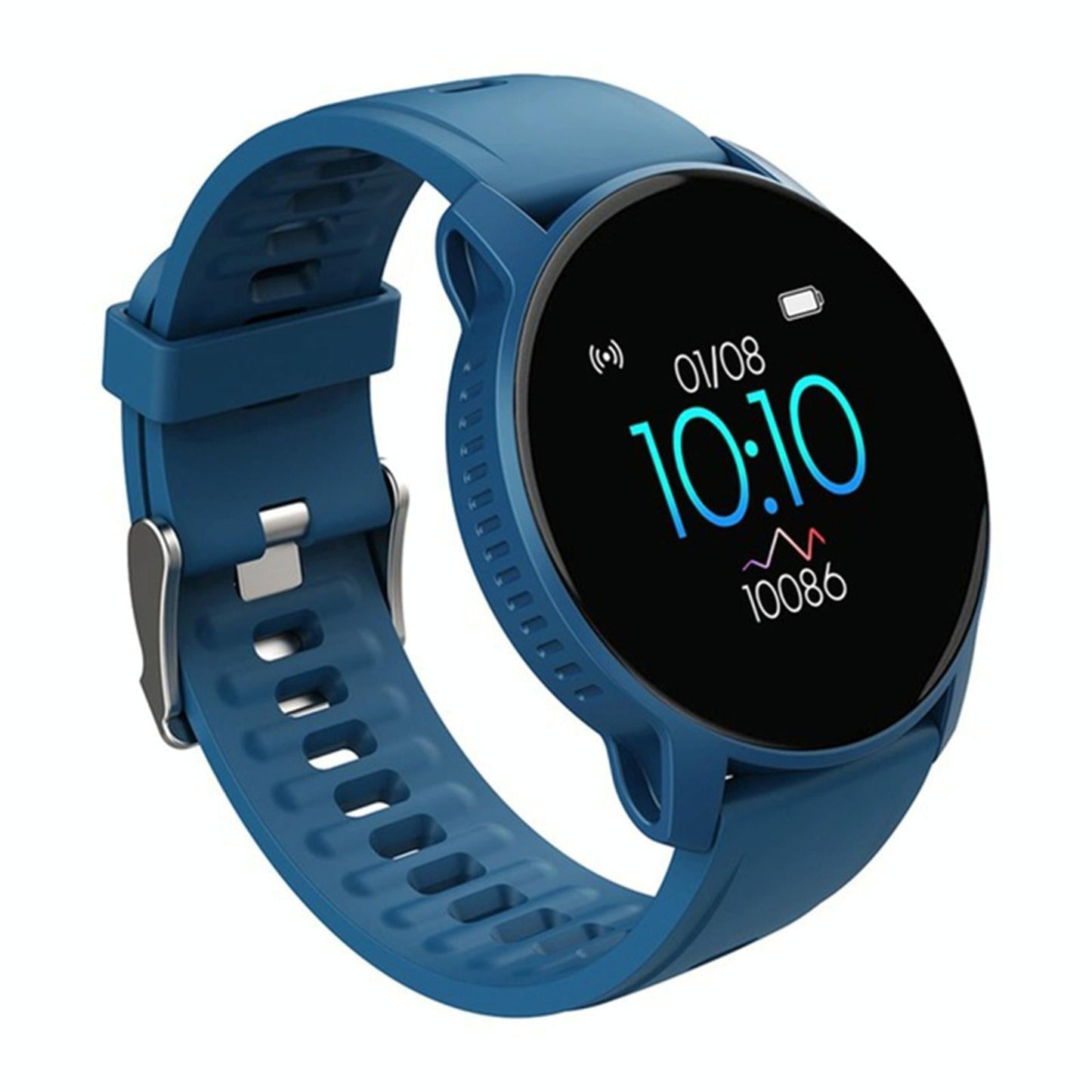 Smart Bracelet With Heart Rate Pedometer And Sleep Monitor - Blue-1915196926089891849