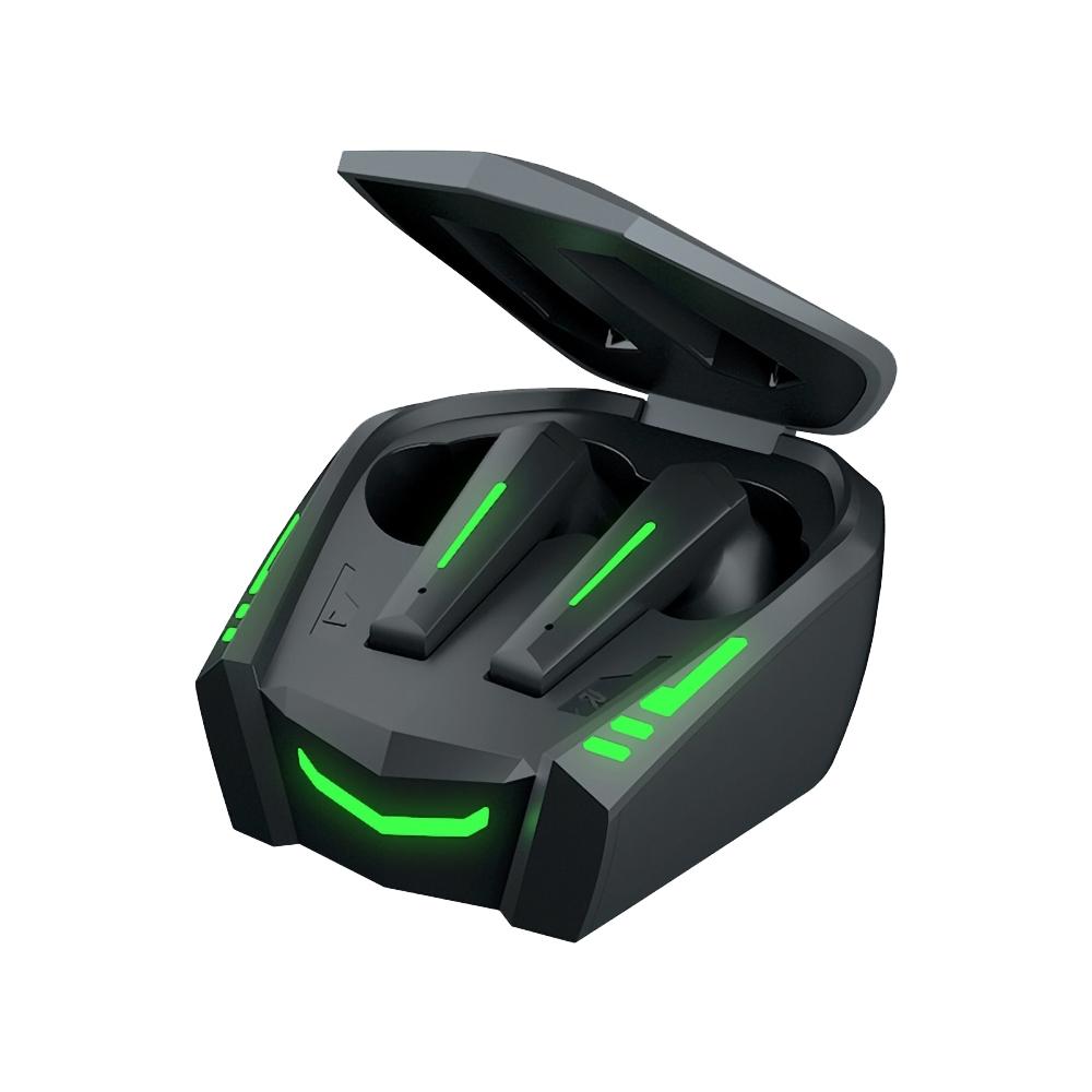 Xt80 Tws Dual Mode Bluetooth Earphones With Breathing Light And Charging Box - Black-1915196965998694400