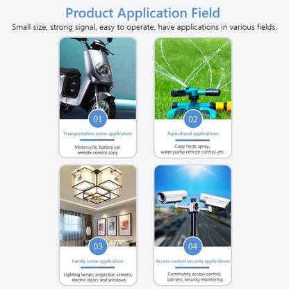 Electric Barrier Garage Door Remote - 4-Button Copy Style-1915196838118559749