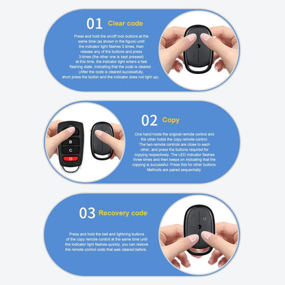 Electric Barrier Garage Door Remote - 4 Button Copy Style - 433Mhz Frequency-1962691923944804358