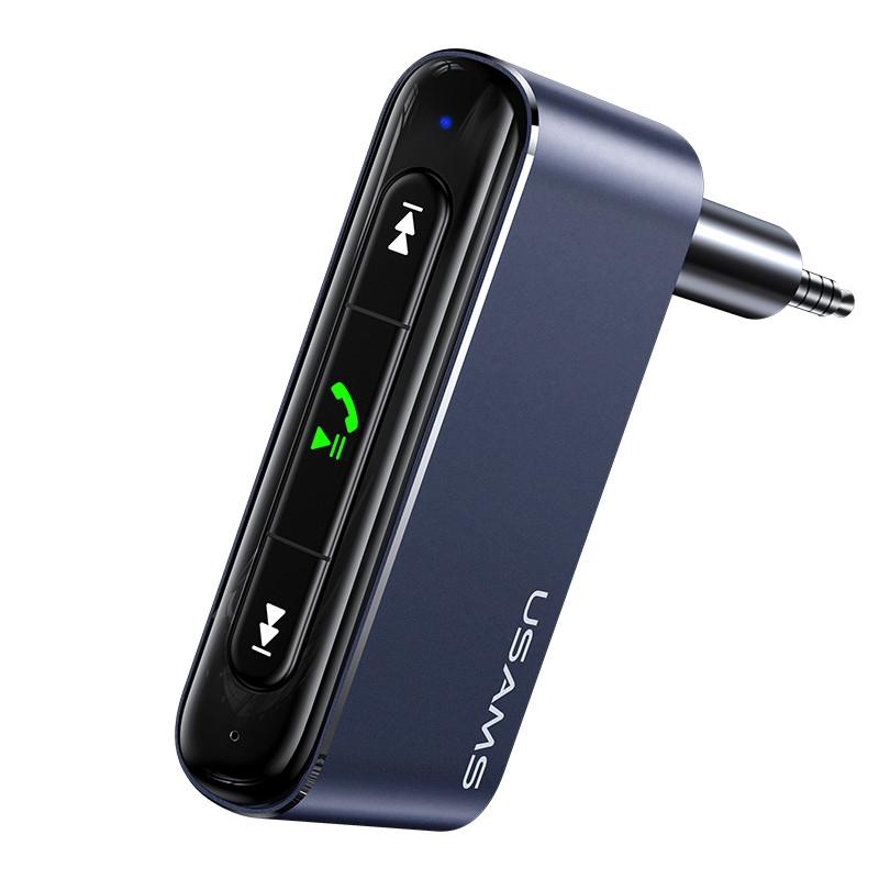 Mini Car Bluetooth 5.0 Audio Receiver - Grey 3.5Mm Plug-1915196866081984519