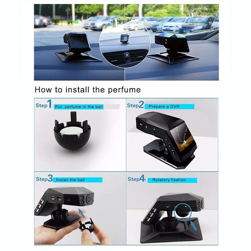 1080P Night Vision Hidden Driving Recorder With Aromatherapy - 2 Inch Hd Single Lens-1915198309346185222