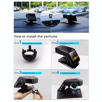 1080P Night Vision Hidden Driving Recorder With Aromatherapy - 2 Inch Hd Single Lens-1915198309346185222