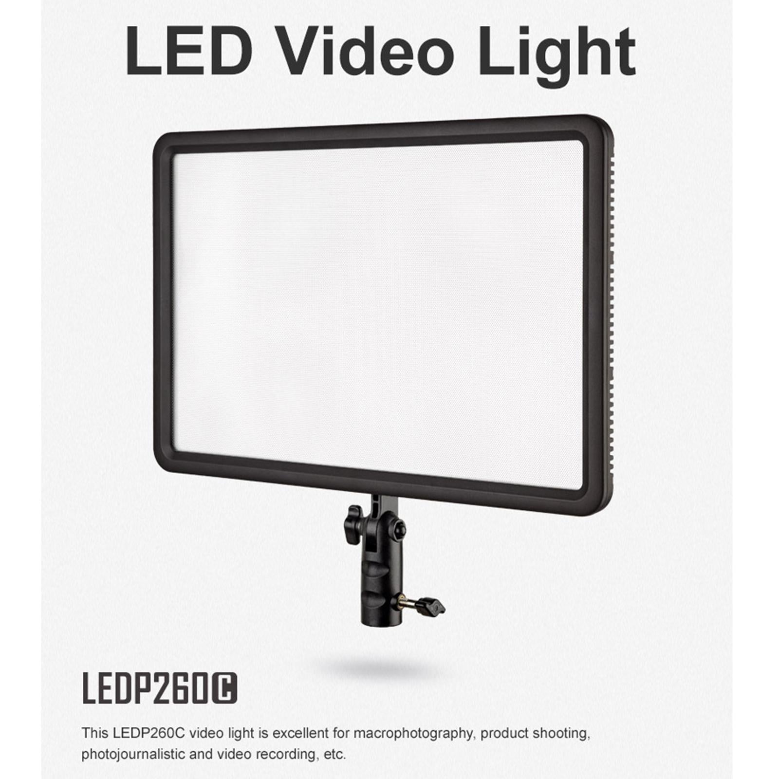 Portable Led Video Light For Shooting - P260C-1915197253342072835