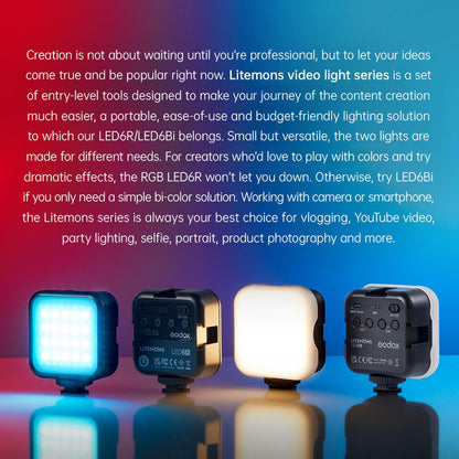 6Bi Led Video Light For Shooting-1964932349477130246