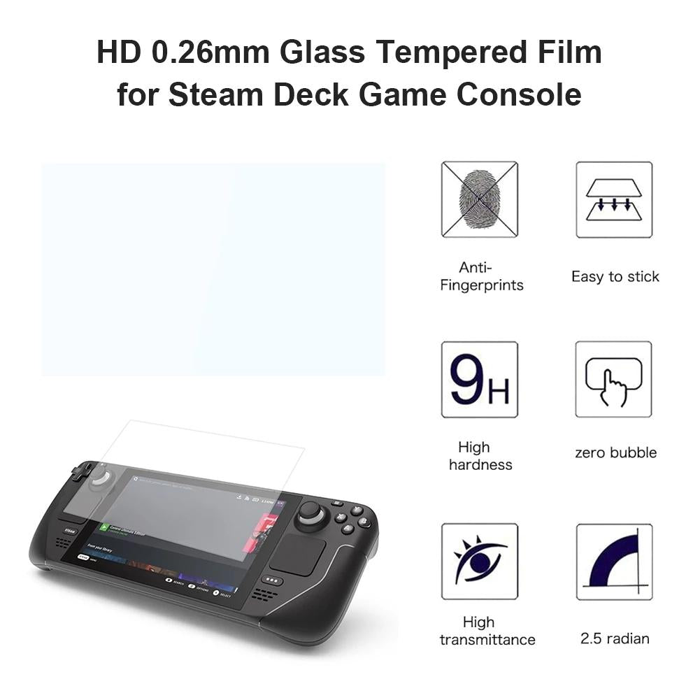 9H Tempered Glass Film For Steam Deck Console - 0.26Mm-1915198291658805251