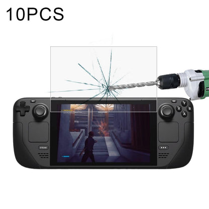 10-Pack Tempered Glass Film For Steam Deck Console - 0.26Mm 9H 2.5D-1915198314035417088