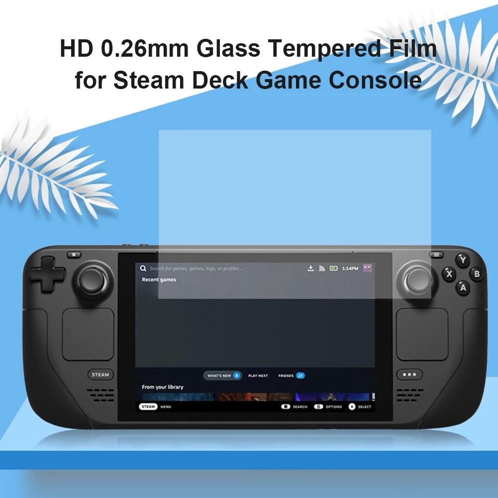 50-Pack Tempered Glass Film For Steam Deck Console - 0.26Mm 9H 2.5D-1915198322302390277