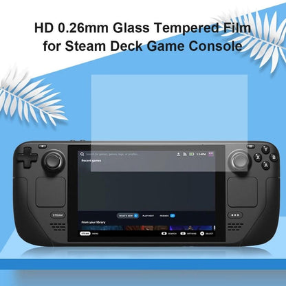 50-Pack Tempered Glass Film For Steam Deck Console - 0.26Mm 9H 2.5D-1915198322302390277