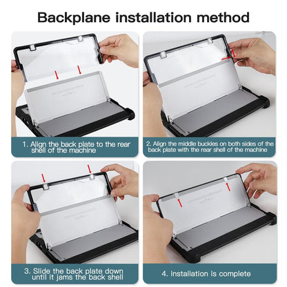 Acrylic Hand Strap Laptop Case For Microsoft Surface Go 1 / 2 / 3 - Transparent-1915197968735145990