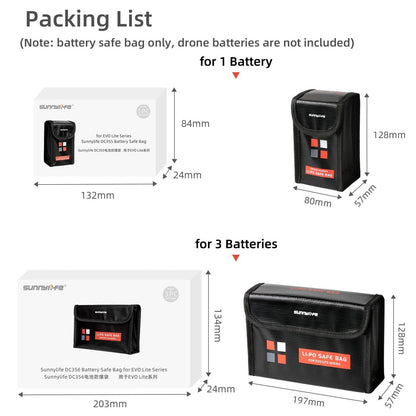 Explosion-Proof Battery Bag For Evo Lite - Black-1915197933637210117