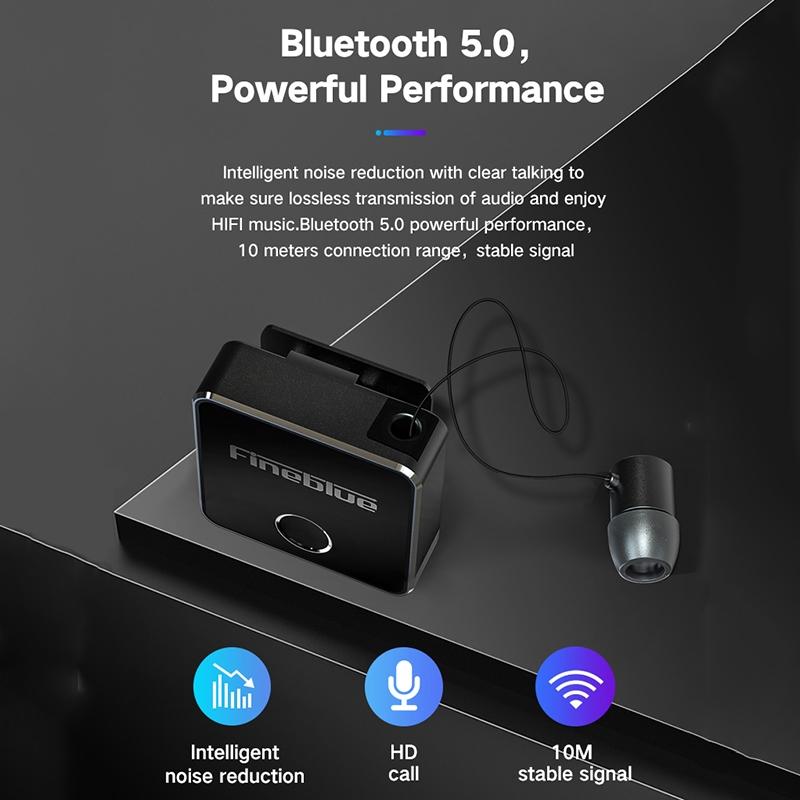 Wireless F1 Earbuds - Bluetooth Compact Black-1915196923724304386