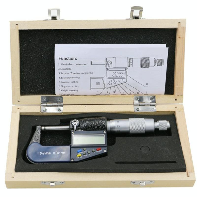 Precision Digital Micrometer - 0.001Mm Resolution - 75-100Mm-1922443451115376644