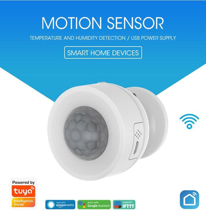 Smart Wifi Motion Sensor With Temp & Humidity - Pd07W-1915197236439027713