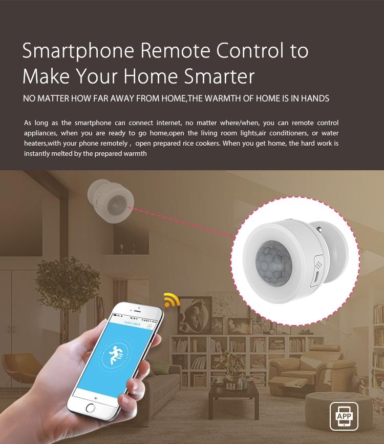 Smart Wifi Motion Sensor With Temp & Humidity - Pd07W-1915197236439027717