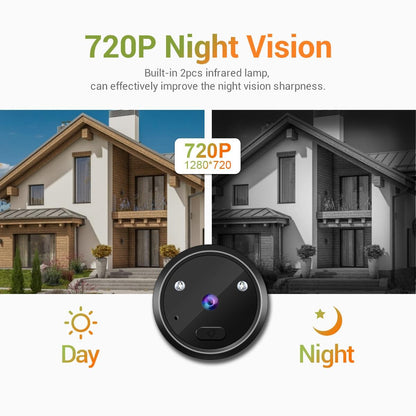 2.4 Digital Door Viewer With Night Vision Tf Card Slot Photo & Video Capture-1915197586944430086
