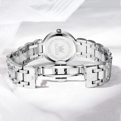 Stylish Waterproof Women Quartz Watch With Roman Dial-1915196874739027971