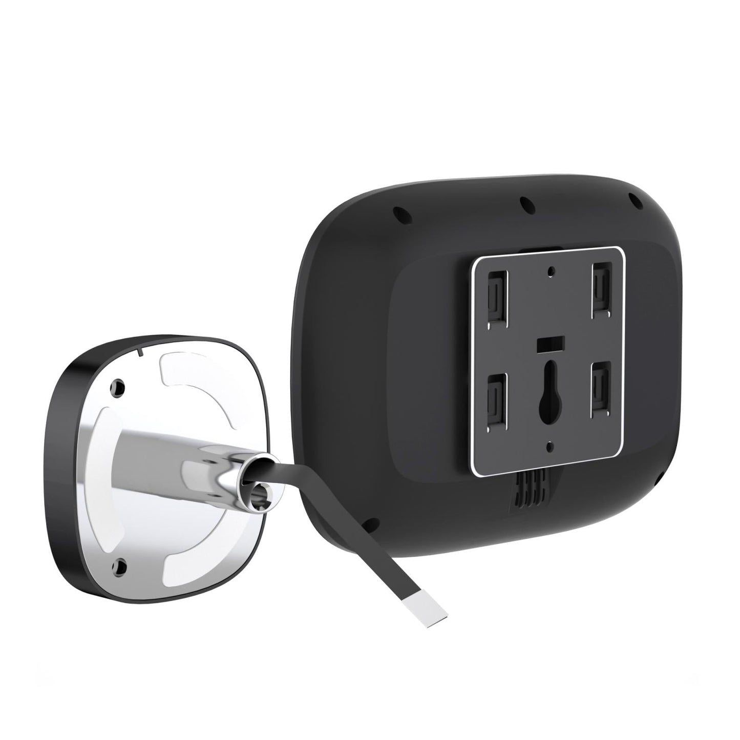 Wireless Video Doorbell With 4.3 Colour Screen And Wifi - Black-1915196864307793923