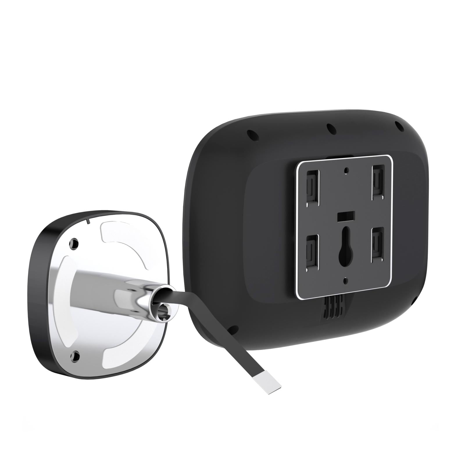 Wireless Video Doorbell With 4.3 Colour Screen And Wifi - Black-1915196864307793923