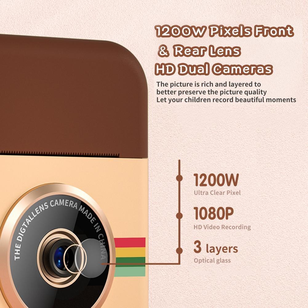 Children'S Instant Camera With 2.4 Hd Screen & 16Gb Memory Card Available-1915197855103062019