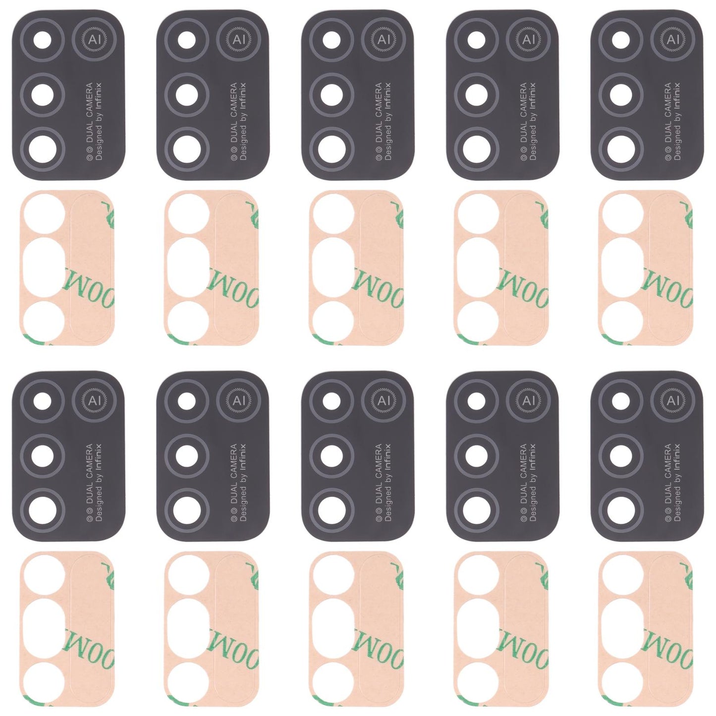 10-Pack Infinix Hot 11 Play Rear Camera Lenses-1915197161042219012
