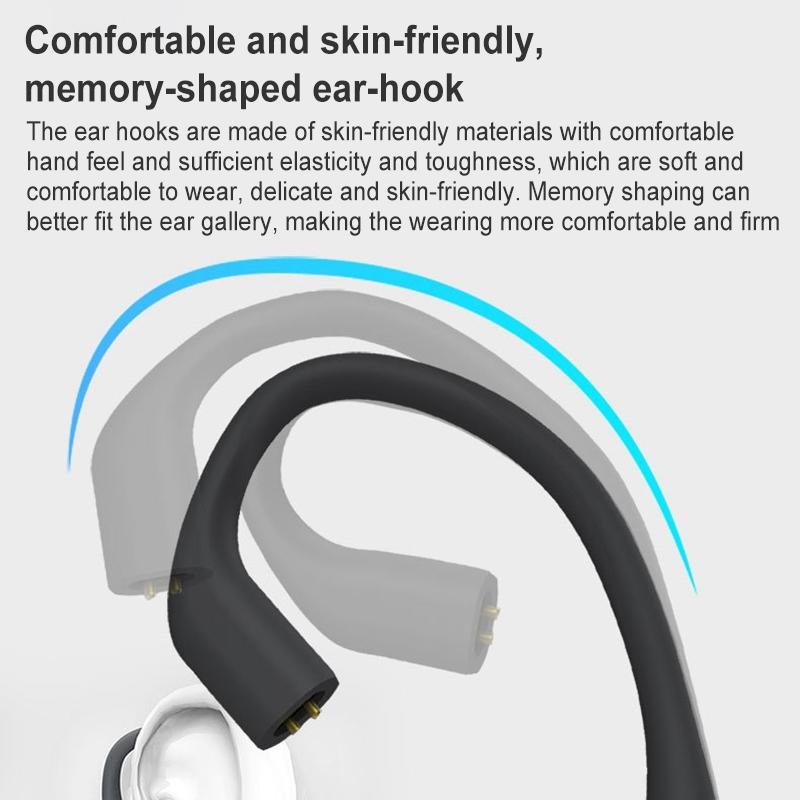 Wireless Bluetooth Module For Headset - Qualcomm 5.2 - Black Earhook-1915197145917558786