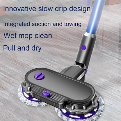 Electric Mop Cleaning Head With Water Tank For Dyson V6 Vacuum-1915198313599209473