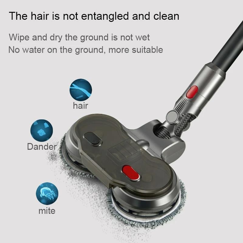 Electric Mop Head With Water Tank For Dyson V7 / V8 / V10 / V11 - Household Floor Cleaning-1915198361623990274