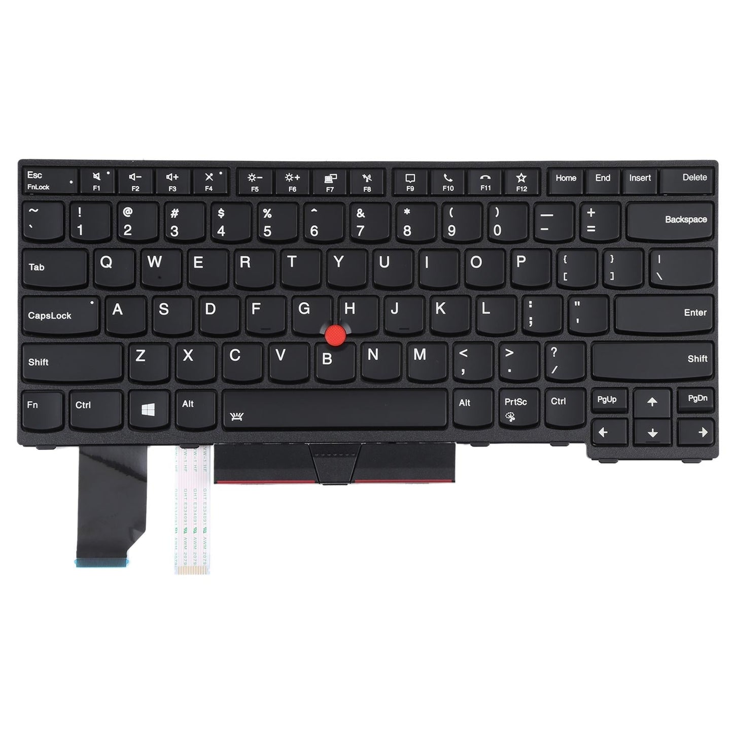 Backlit Keyboard With Trackpoint For Lenovo Thinkpad L14 - Us Version-1915197177622302725