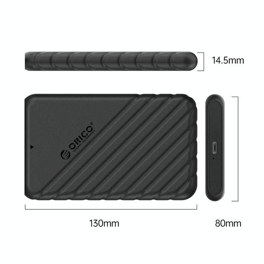 Portable Usb-C Hard Drive Enclosure - 2.5 Size-1915196647726518273