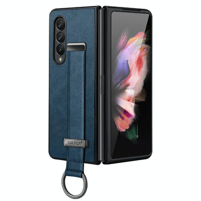 Samsung Galaxy Z Fold 4 Leather Shockproof Case-1915196533628866566