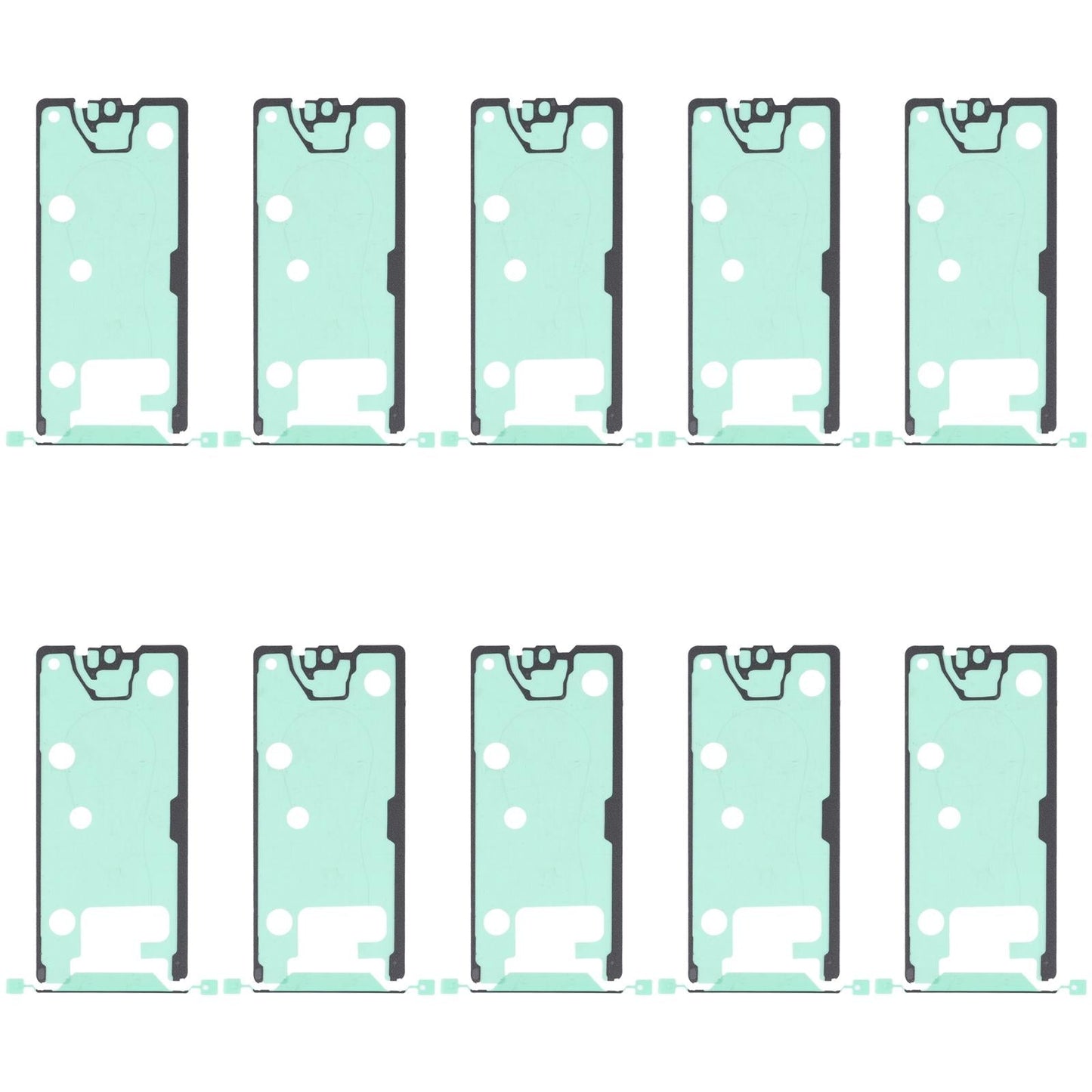 10-Piece Front Adhesive For Samsung N980F - Black-1915197454513475584