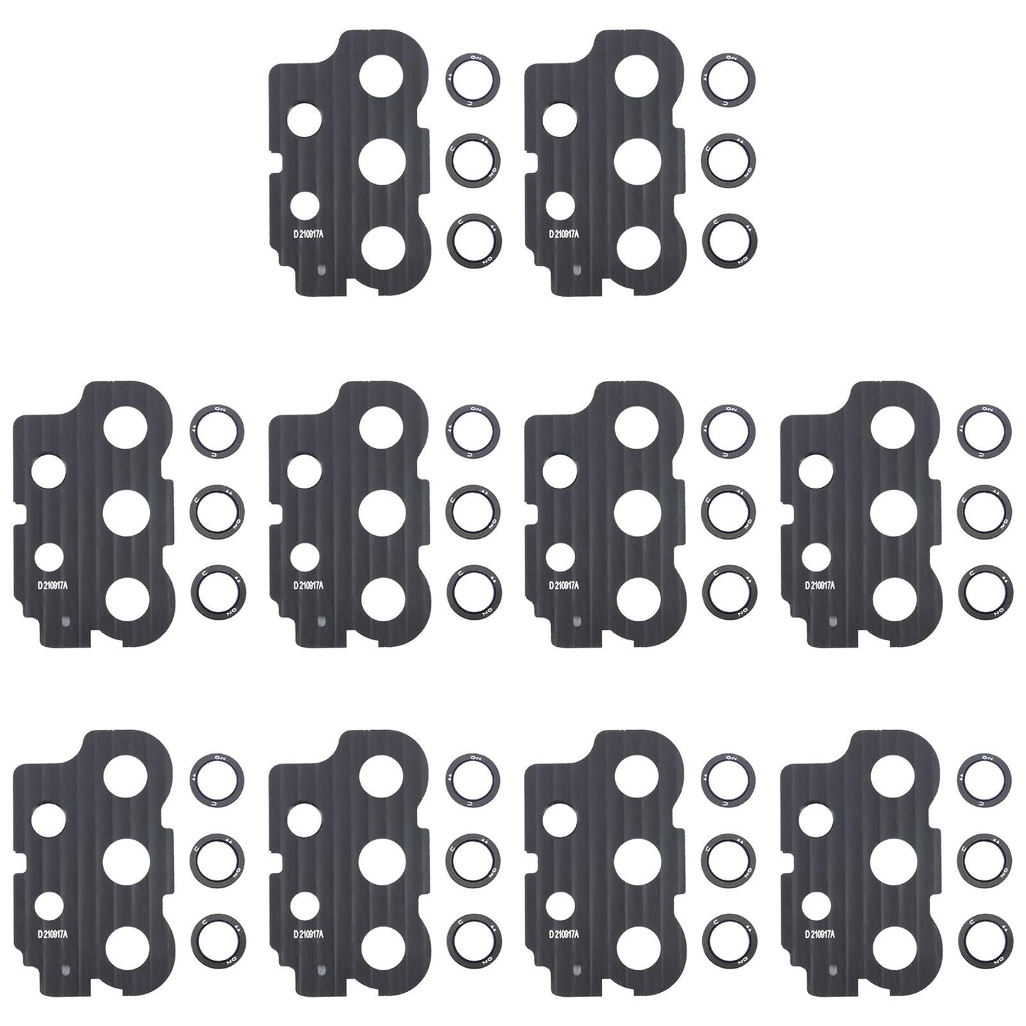 10-Piece Camera Lens Covers For Samsung A736B - Assorted Colours-1915197815689187332