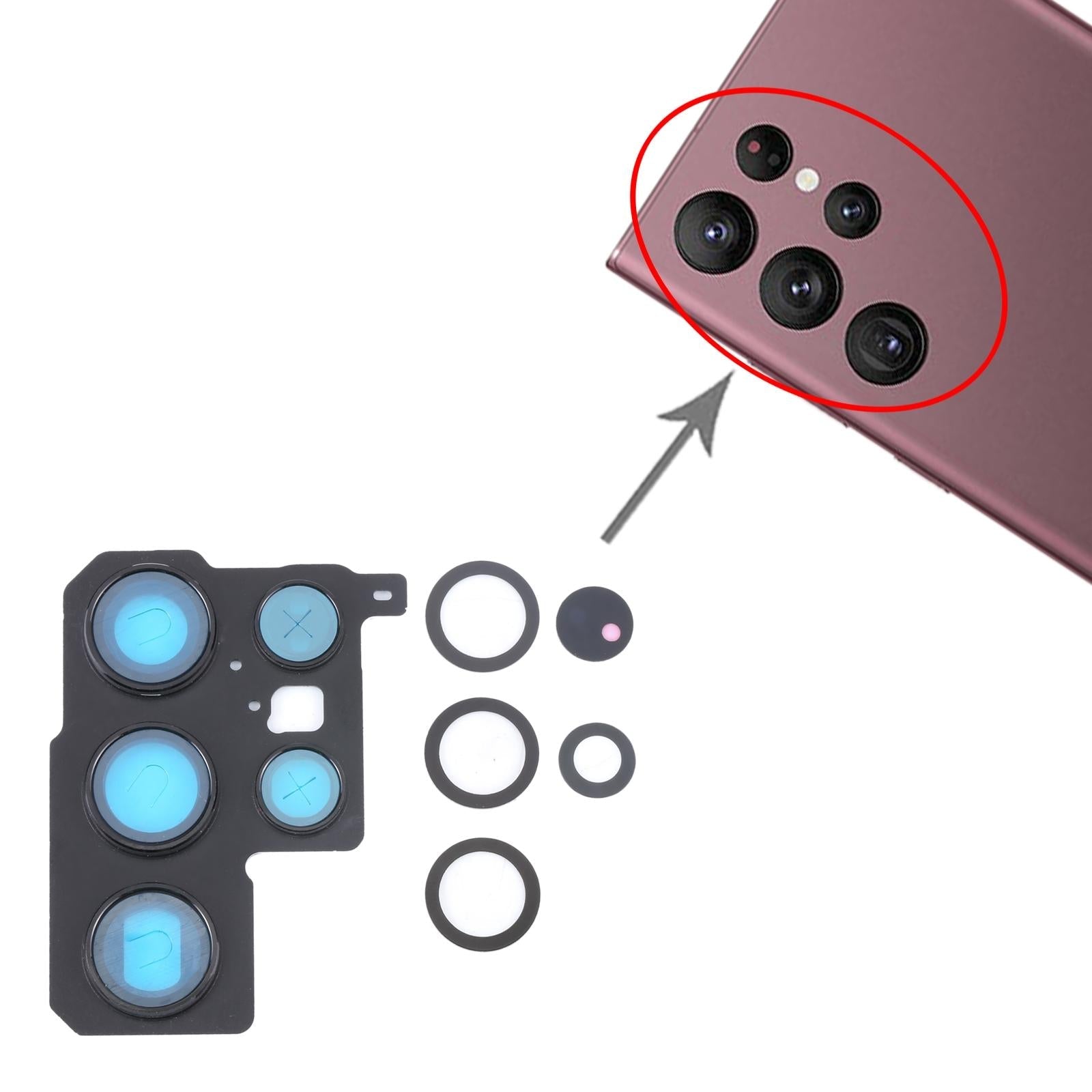 10-Piece Camera Lens Cover Set For Sm S908B-1915197031815712771