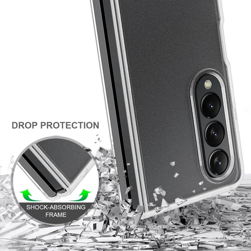 Transparent Frosted Hard Case For Samsung Galaxy Z Fold4 - Pc + Tpu-1915196870502780932