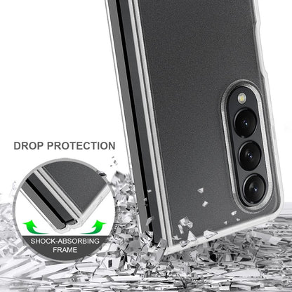 Transparent Frosted Hard Case For Samsung Galaxy Z Fold4 - Pc + Tpu-1915196870502780932