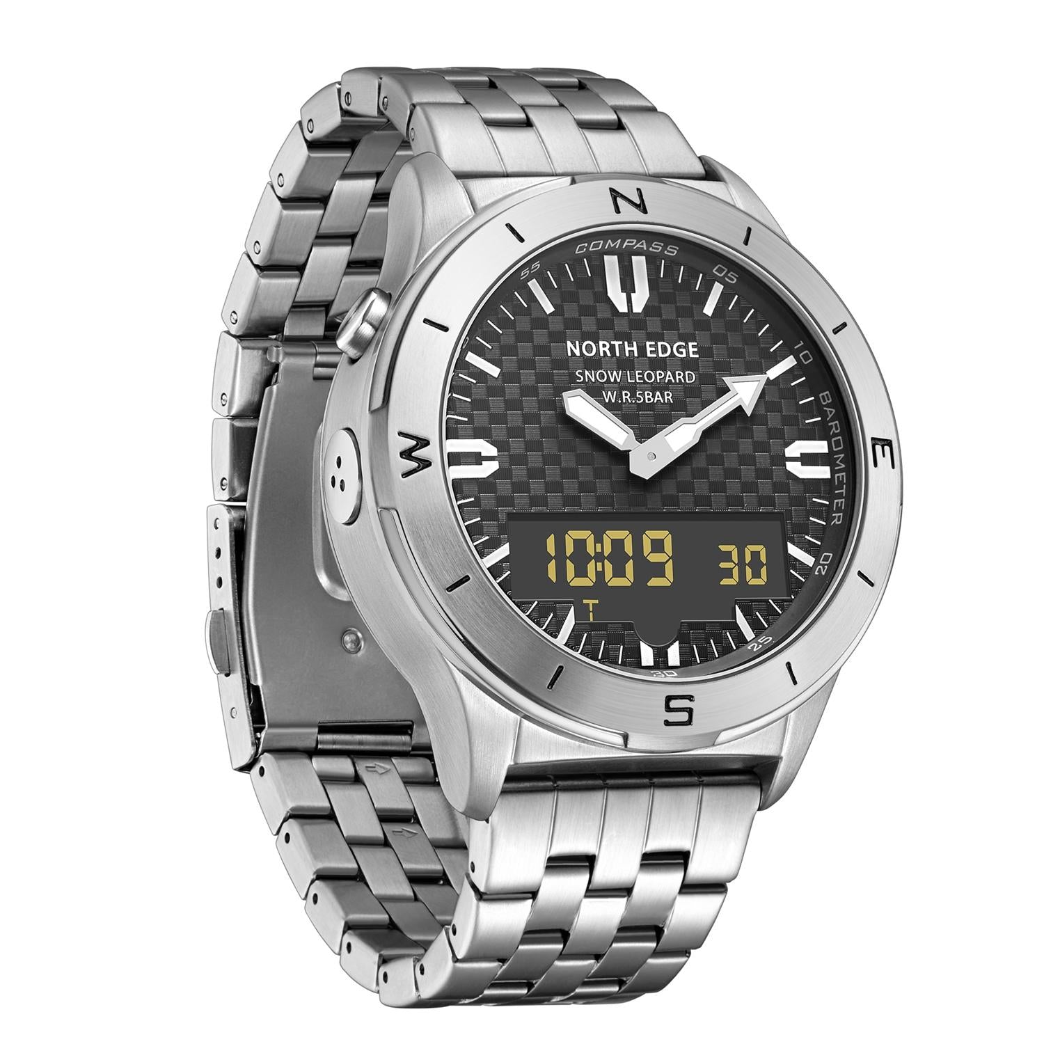 Stainless Steel Multifunction Smart Watch For Men - Waterproof-1915196879801552896