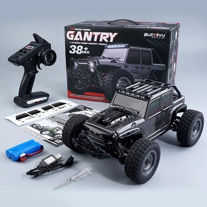 Off-Road 4Wd Electric Rc Vehicle - 2.4G Wrangler Black-1915196863540236294