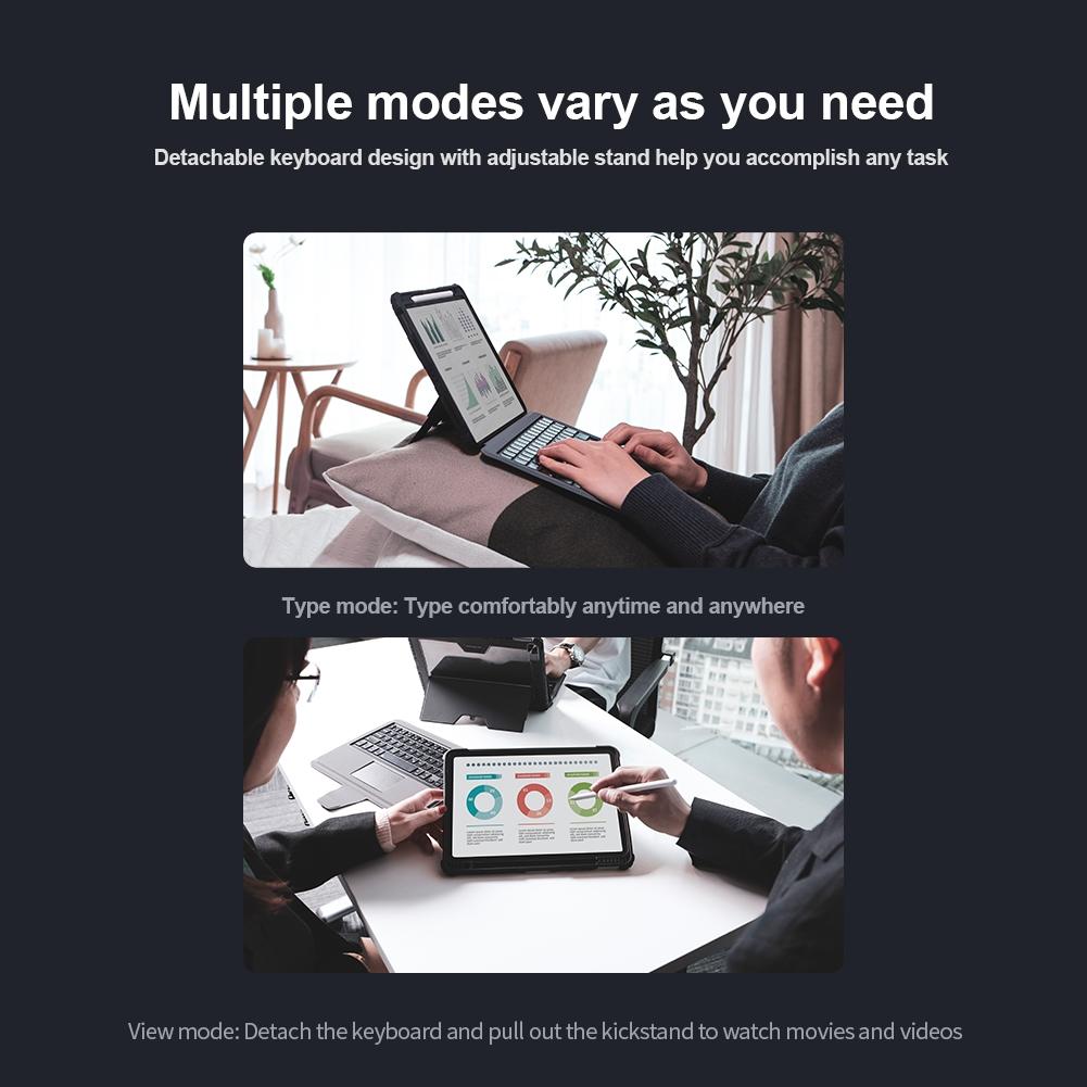 12.9 Ipad Pro Bumper Keyboard Case - 2020 / 2021-1915198356968312835