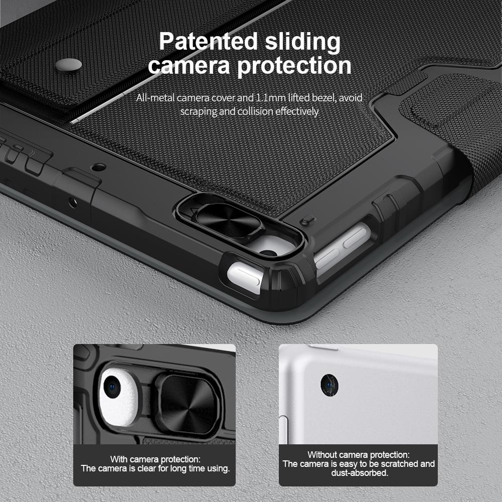 6-Row Keyboard Case For Ipad 10.2 2019 / 2020 / 2021 With Bumper Combo-1915198261623394309